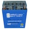 Mighty Max Battery 12V 12AH 165CCA GEL Battery Replacement for Honda CBZ RC03 650 79-81 YB12A-AGEL23 - alternate 4
